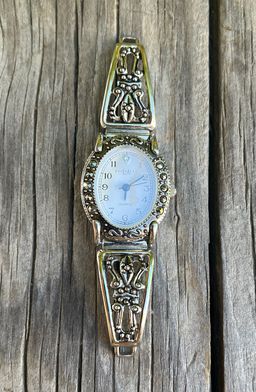 Marcasite Ladies LA Watch Part Vintage