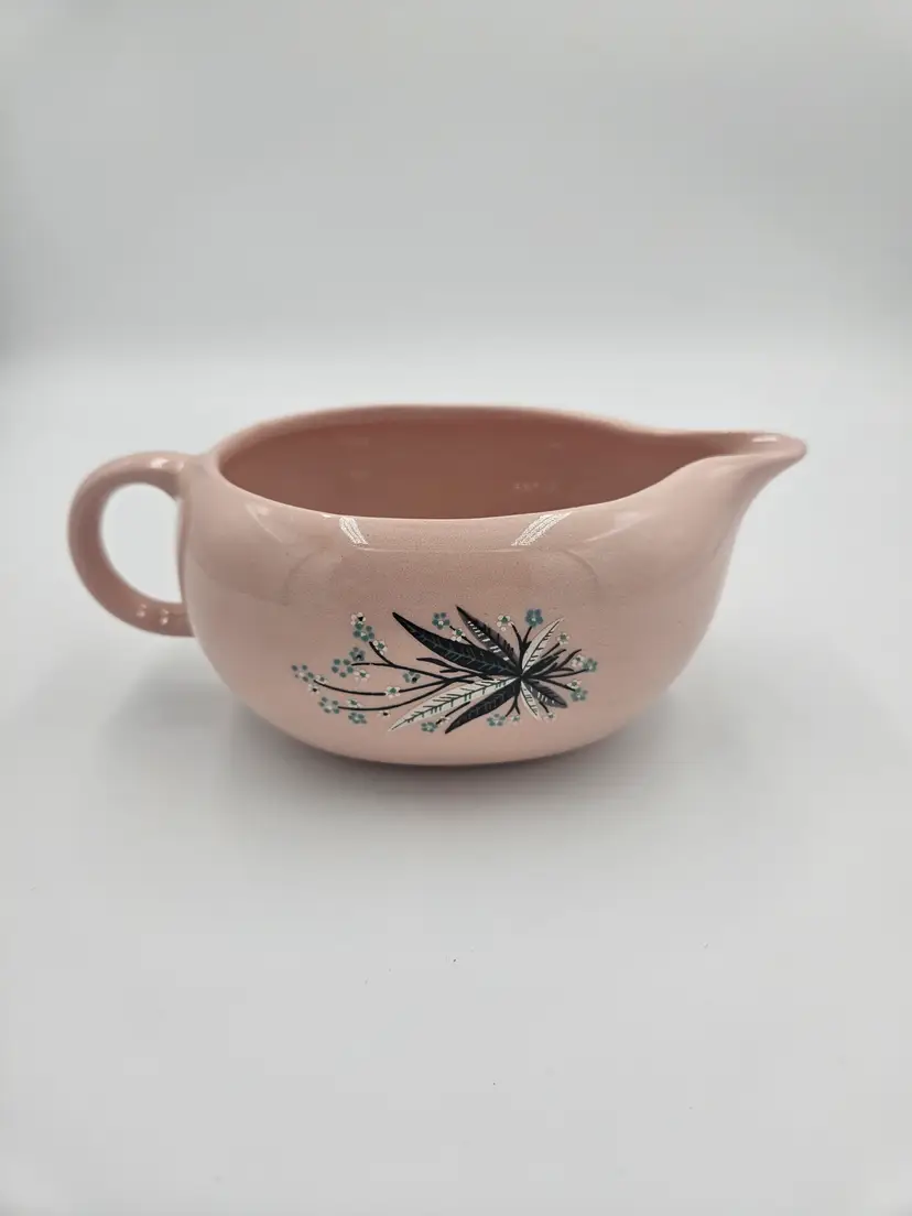 #B48 Crooksville Pink Carnation Creamer