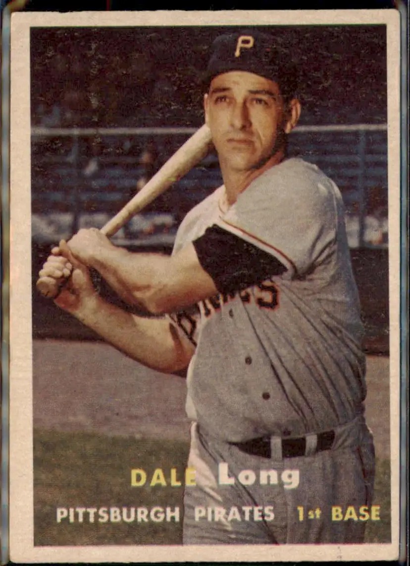 1957 Topps #3 Dale Long - ( pk1 ) - Pittsburgh Pirates