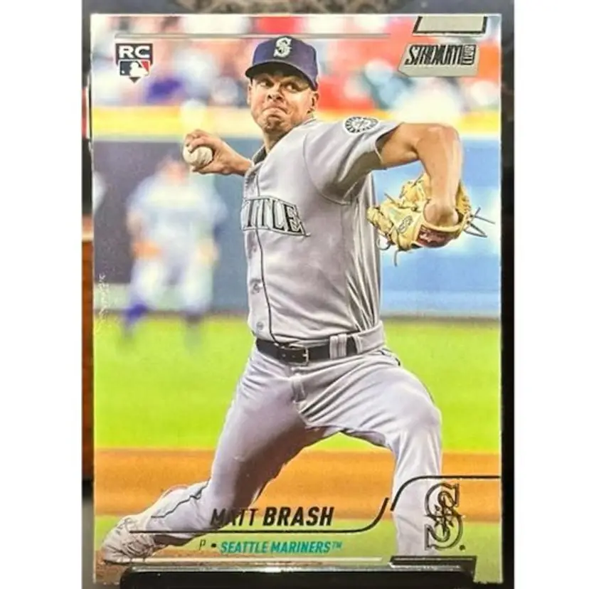 Matt Brash Seattle Mariners 2022 Stadium Club Rookie Card RC