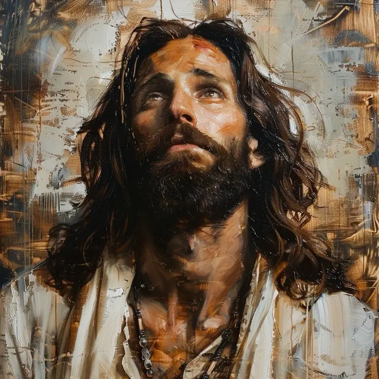 The Christ By Kevin George - 8”x8” - Canvas Print