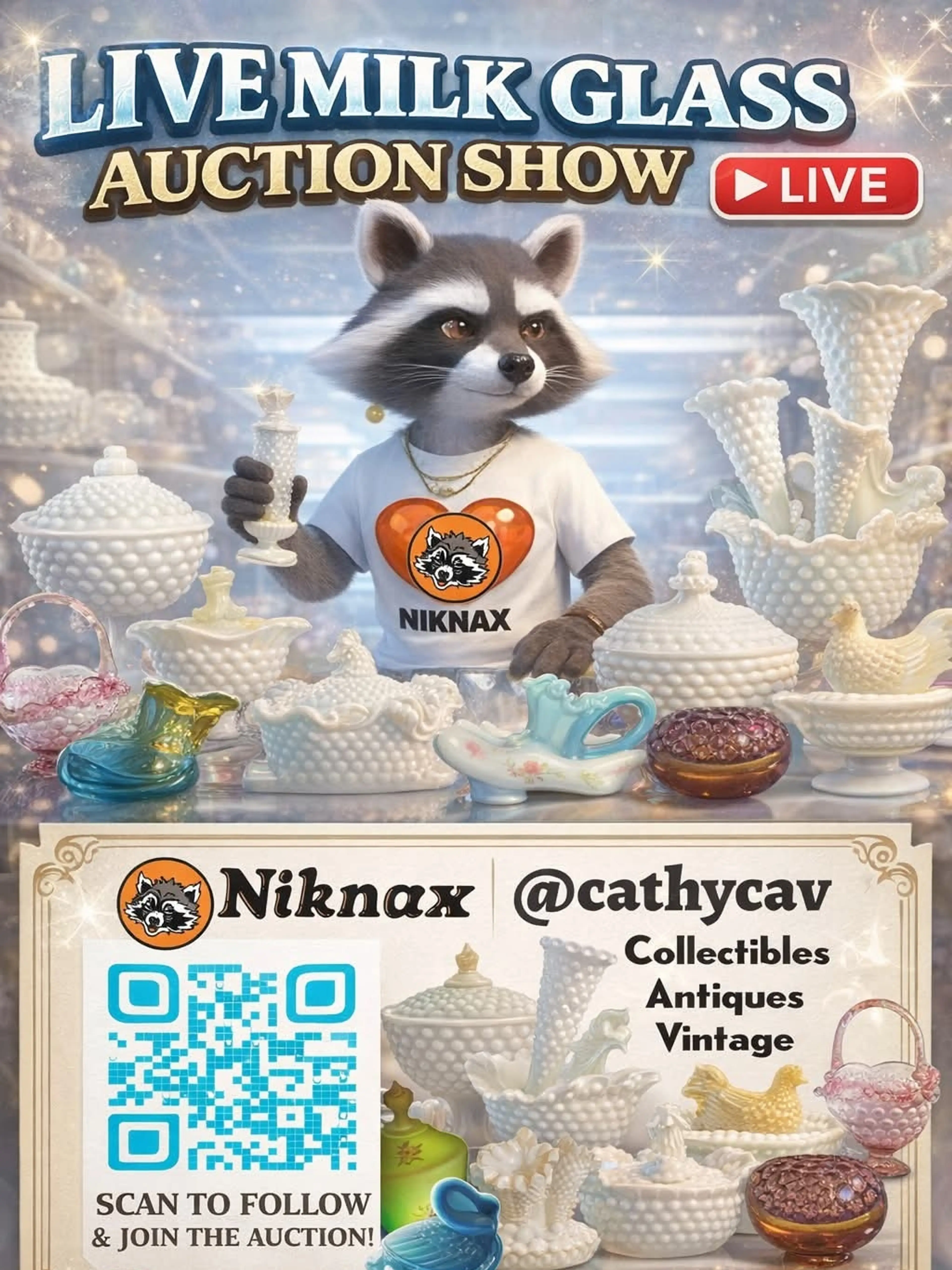 Milk Glass Addiction Part 2! Plus 'Colored' Milk Glass, Opaline, Etc! 