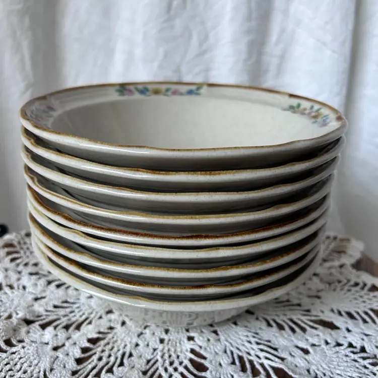 INTERNATIONAL TABLEWORKS CHINA CO “HEARTLAND” CEREAL BOWLS 1980s