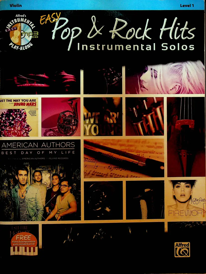 Easy Pop and Rock Hits Instrumental Solos Songbook