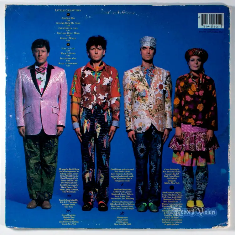 Talking Heads - Little Creatures (1985) Vinyl LP • David Byrne