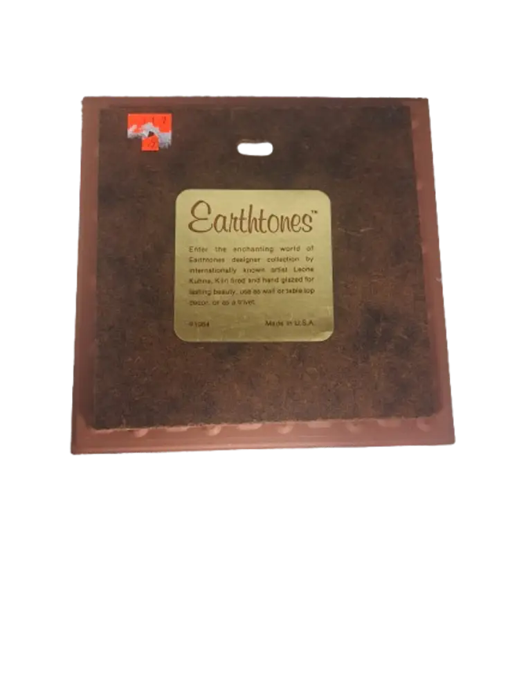 Earth tones Wild West Tile by L Kuhne, Trivet or Hangable