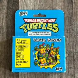 Topps Complete Set Of 66 Collector Cards TMNT In Original Box 1990