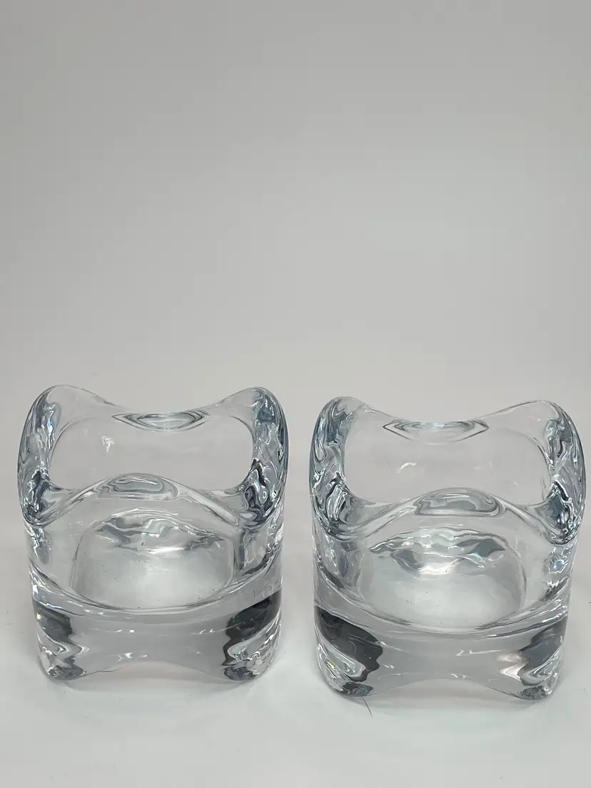 Set of 2 Ikea Stackable Candle Holders