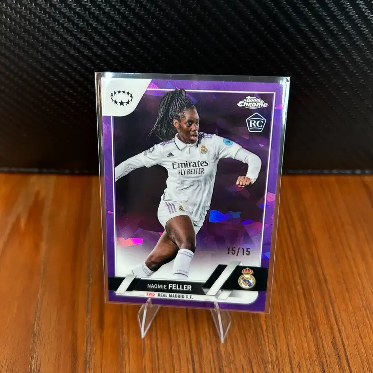 Naomie Feller 22/23 Topps Chrome UWCL Purple Sapphire /15