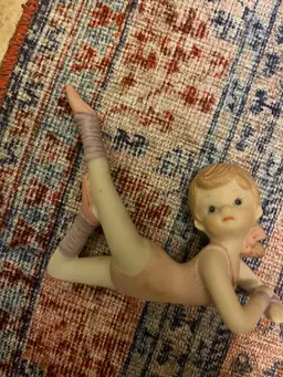 Set Of Two Enesco Ballerinas