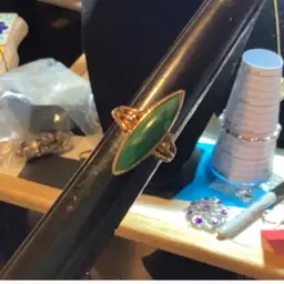 Size 7, Sarah, Coventry  Green Ring