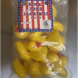 Vintage 12 Duck Pond Floaters Yellow