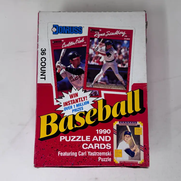 1990 Donruss Baseball Wax Box