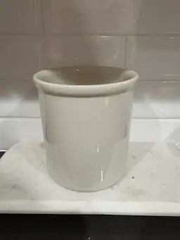 Vintage Hall White Crock