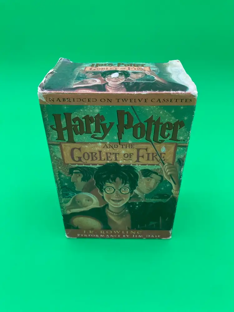 Harry Potter and the Goblet of Fire Unabridged 12 Cassette Audiobook - 2000