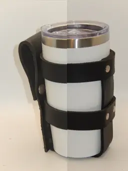 Leather Cup / Bottle Holder