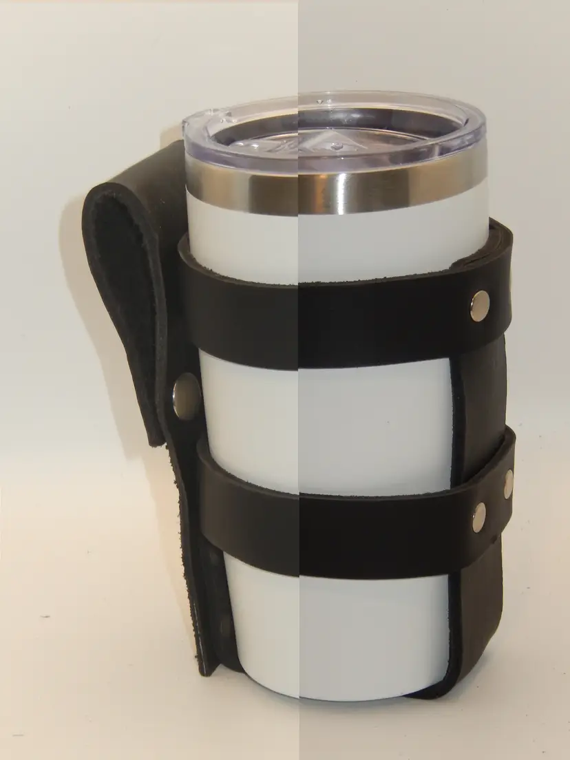 Leather Cup / Bottle Holder