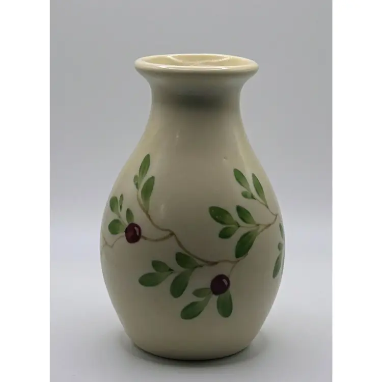 Emerson Creek Pottery Cranberry Vase