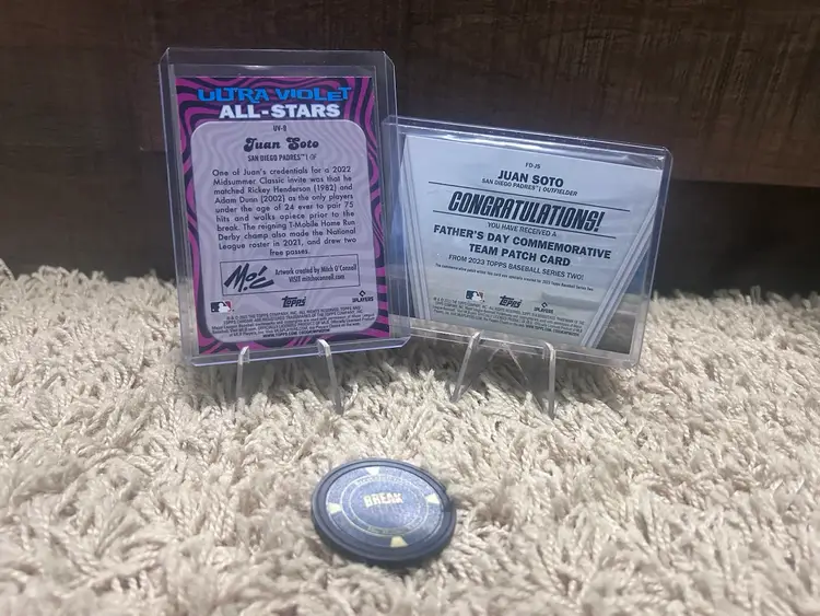 Juan Soto 2 Card Lot