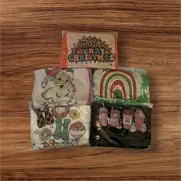 Clearance: Jolly Vibes – Xmas Tees & Cute Mid-Waist Pullovers