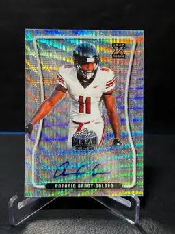 Antonio Gandy-Golden 2020 Leaf Metal Draft X RC Auto 9/50 Washington Redskins Commanders