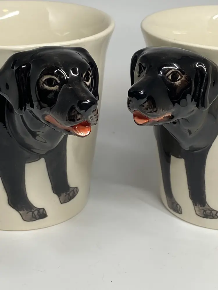 Labrador Retriever Coffee Mugs (2), 3.5"