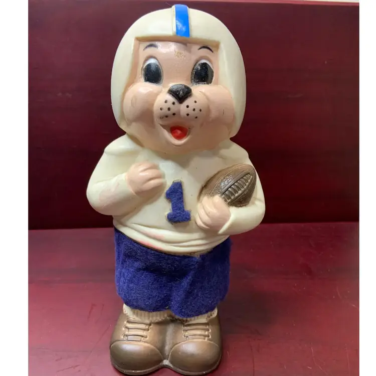 Vintage Bulldog Football Piggy Bank