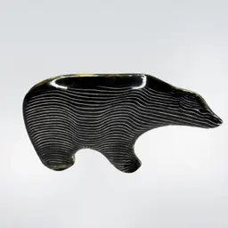 Abraham Palatnik Polar Bear Optic Lucite Sculptural Figurine