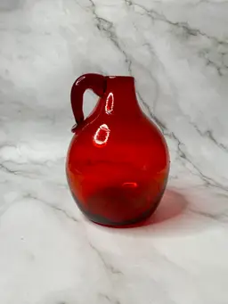 Clevenger Brothers Blown Camphor Jug