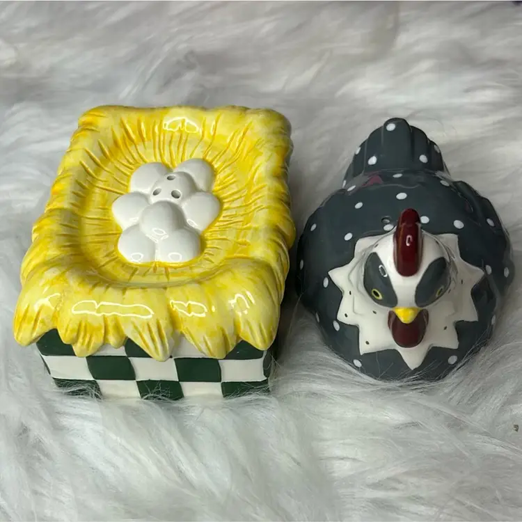 Hen Salt Pepper Shaker Set-Cooks Club