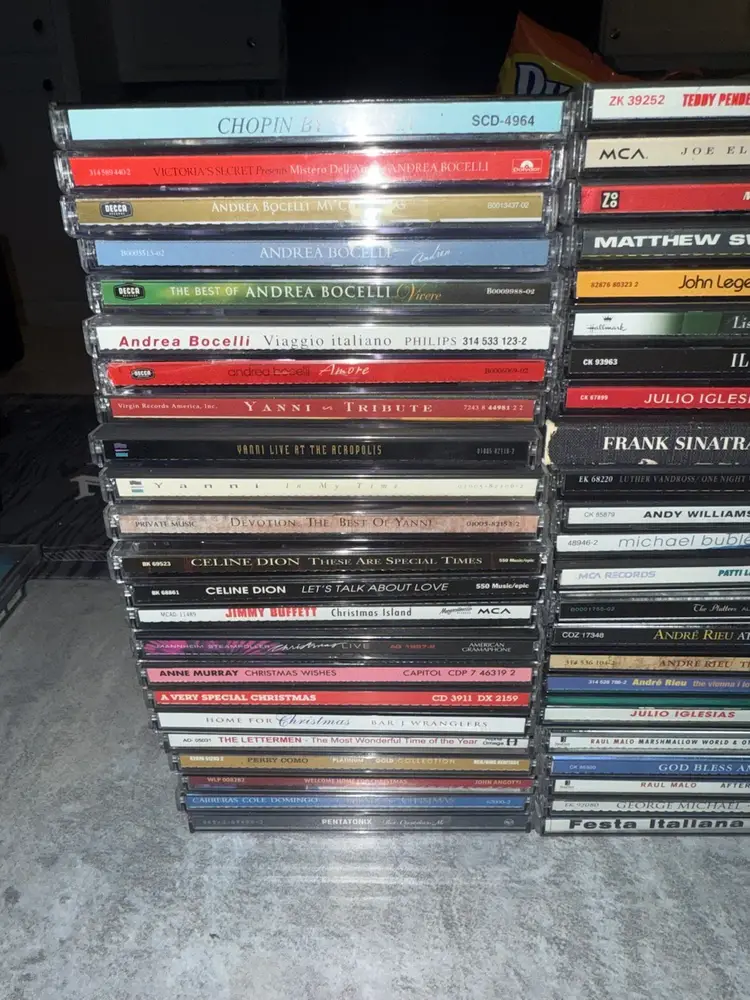 89 assorted music CDs Few may still be sealed