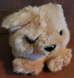 Vintage Puffkins 'Honey 3-27-97' Plush Black Bear c.1994