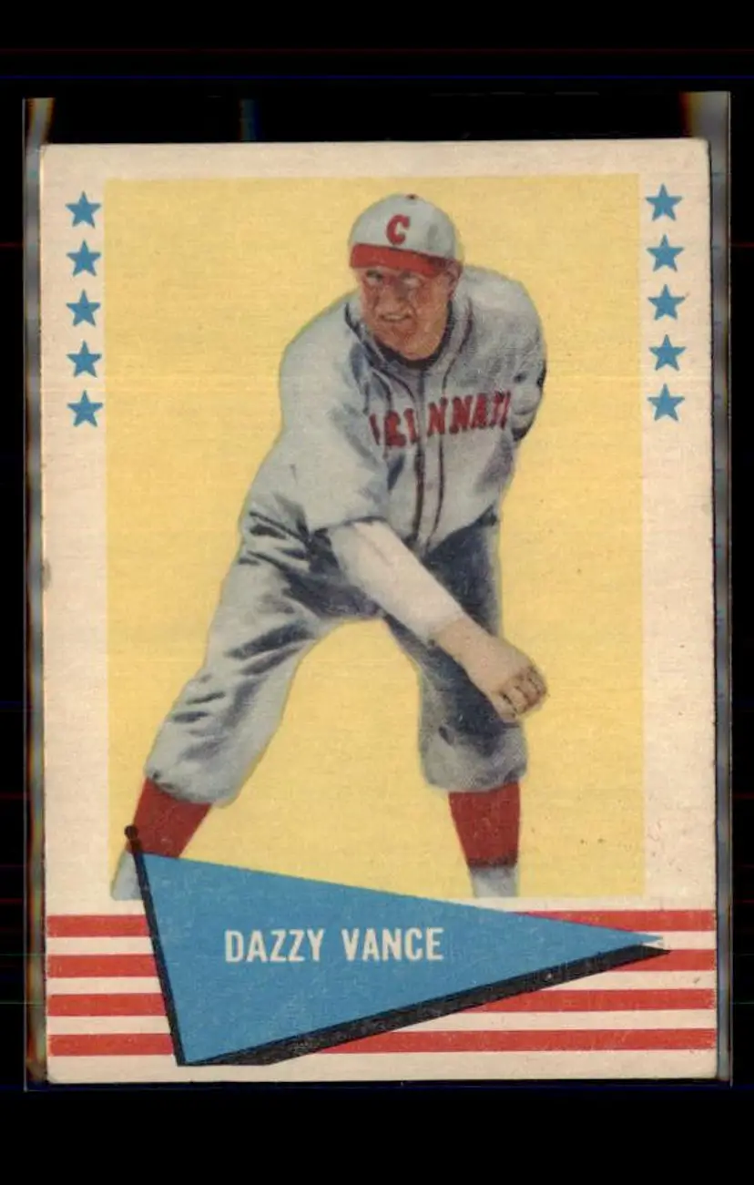 1961 Fleer Baseball Greats (F418-3) #81 Dazzy Vance - (pk2) - Cincinnati Reds