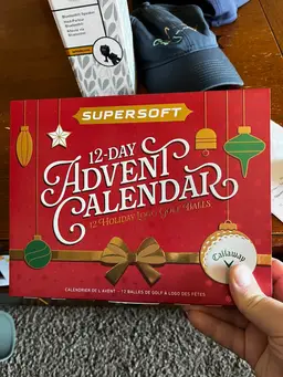 Callaway Advent Calendar Balls