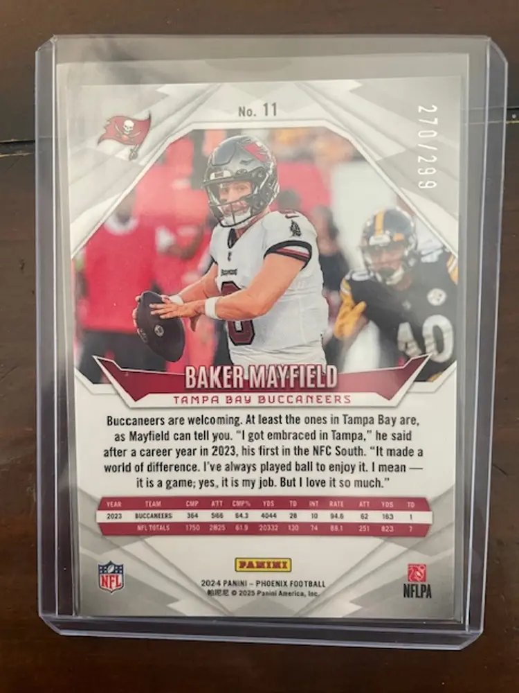 2024 Phoenix Baker Mayfield #11 Team Logos /299