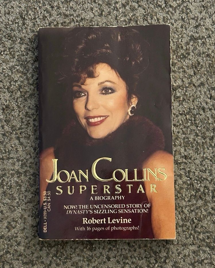 Vintage Joan Collin’s Superstar Biography