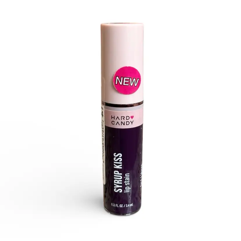 Hard Candy Syrup Kiss Lip Stain #1764 Decadent – Deep Purple Plum Berry Long-Wear Tint, 0.11 oz, New/Sealed