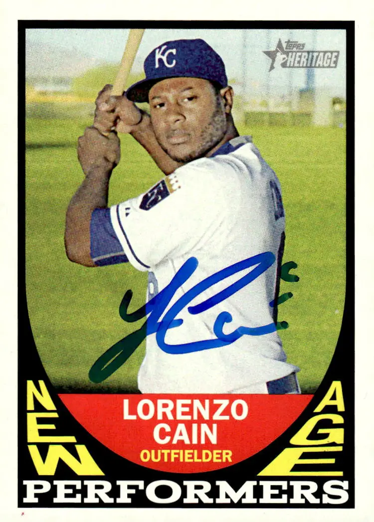 2016 Topps Heritage #NAP-LC Lorenzo Cain New Age Performers