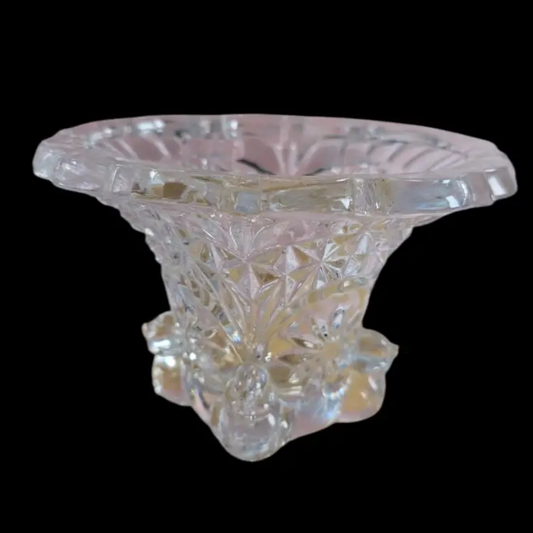 Vintage Hofbauer Brydes Collection Lead Crystal Dish