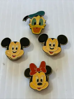 Vintage Disney button covers