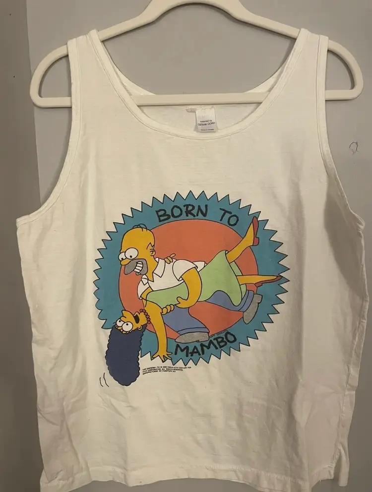 Rare 1990 Born To Mambo Tank Top