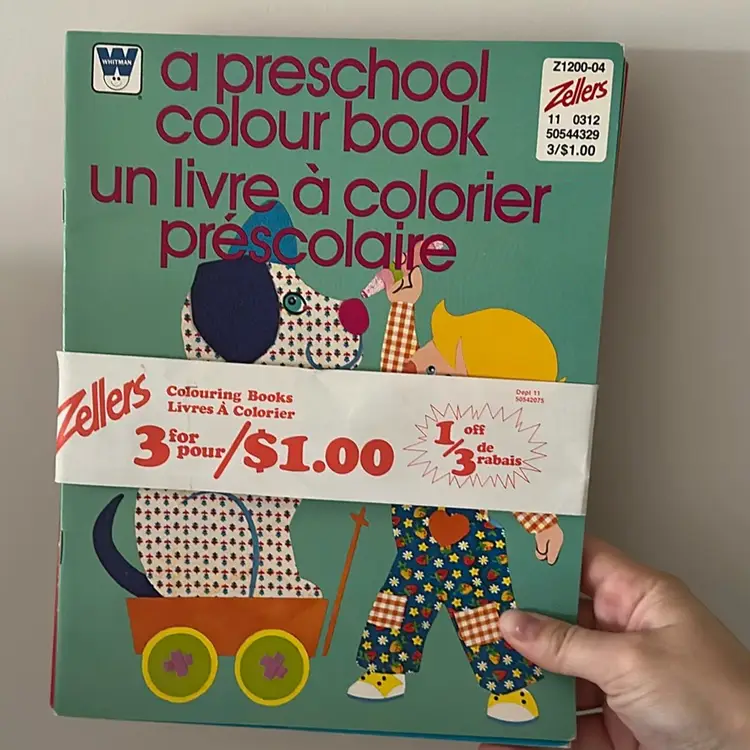 Vintage New Old Stock Coloring Books