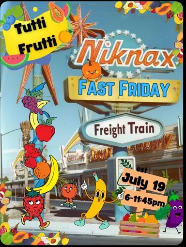 Tutti Frutti Fast Friday Freight Train! Primrose Collectibles 