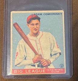 1933 Goudey #77 Adam Comorosky Pittsburgh Pirates “rookie”