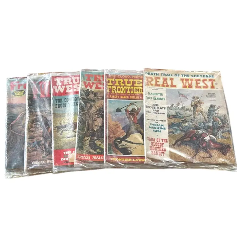 Western comic book set of six