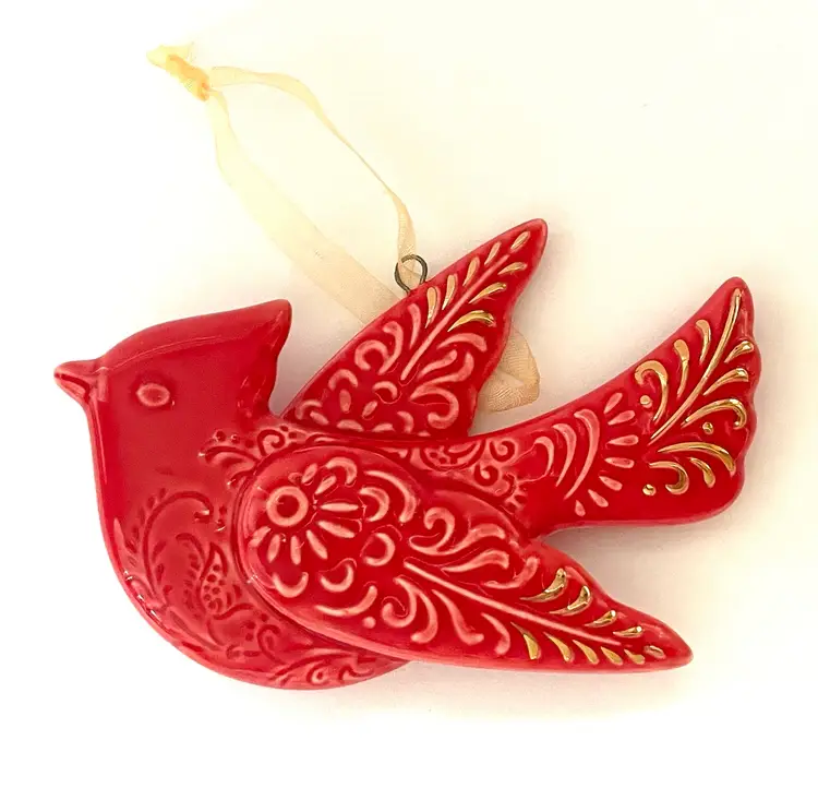 2-cardinal Christmas Tree Ornaments.