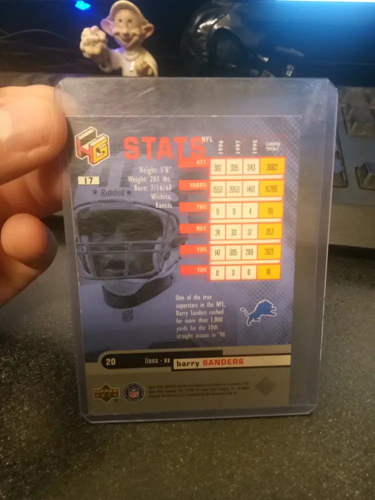 Barry Sanders Holographic