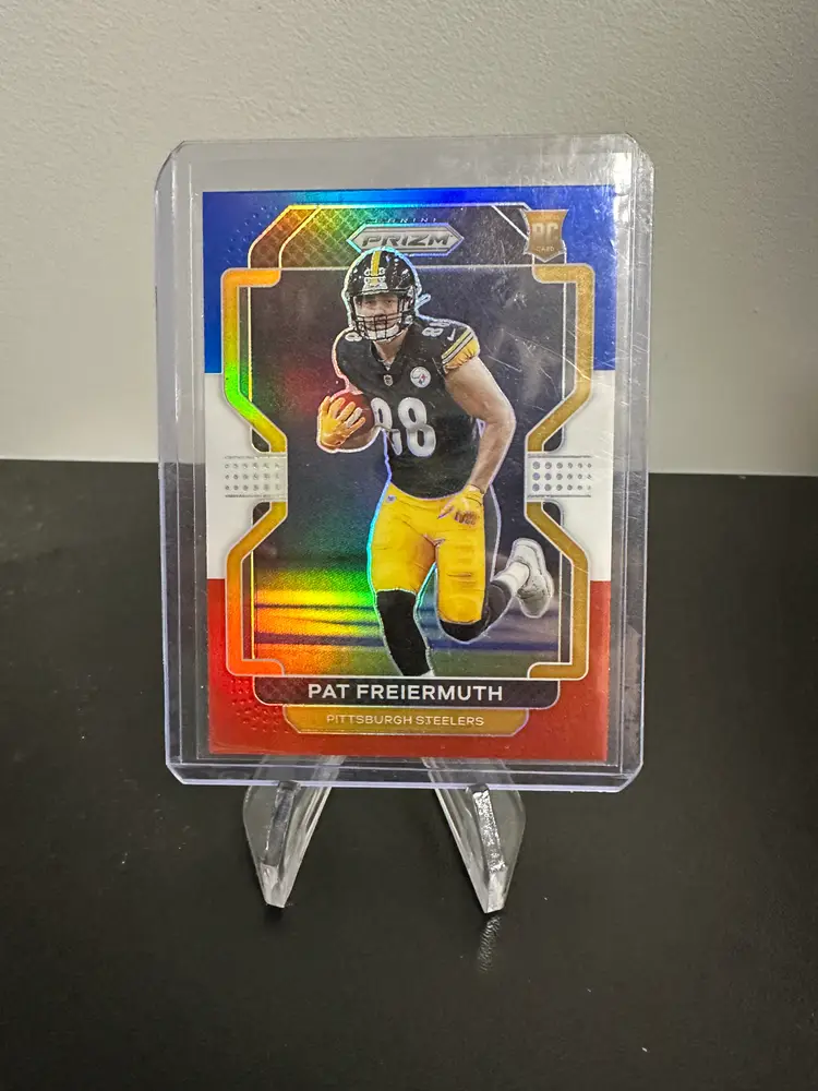 Pat Freiermuth Red White And Blue Prizm  Pittsburgh Steelers