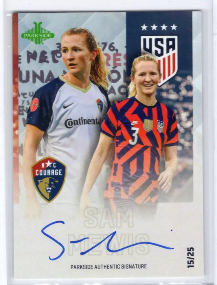 2025 Parkside Club & Country Sam Mewis Signature Series Blue /25