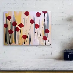 Floral Fireworks Original 12x16" Canvas